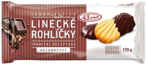 Kalocsai Linzer Rolls Half Chocolate Coated – 170g product image