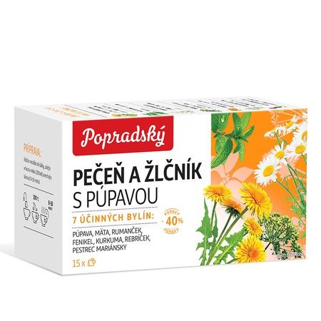 Popradský Liver and gallbladder with dandelion – 22.5g product image
