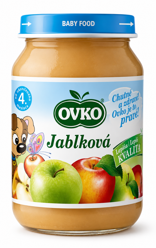 Ovko Smooth Apple Puree – 190g