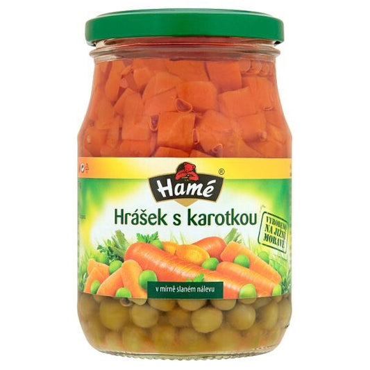 Hamé Peas with Carrot in Brine – 330g product image