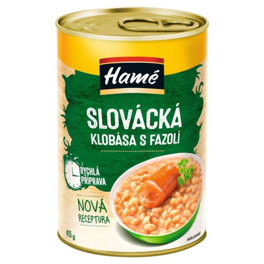 Hamé Slovak Beans with Sausage – 415g product image