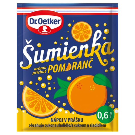 Dr Oetker Šumienka Sherbet Orange Flavour – 14g product image