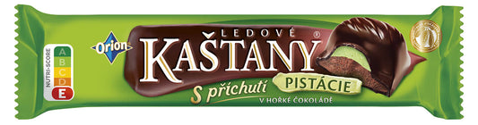Orion Kaštany Dark Chocolate Bar with Pistachio Cream Filling – 45g product image