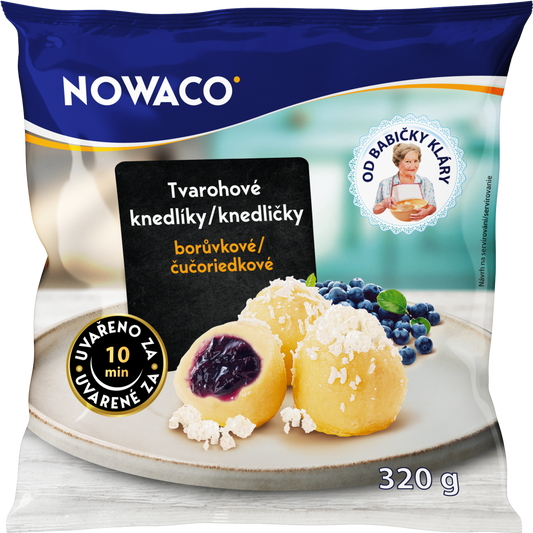 Nowaco Curd Dumplings with Blueberries – 320g product image
