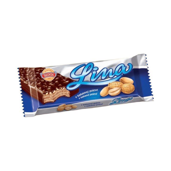 Sedita Lina Dark Chocolate Wafer with Peanuts – 60g product image