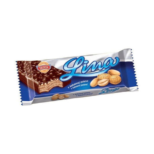 Sedita Lina Dark Chocolate Wafer with Peanuts – 60g product image