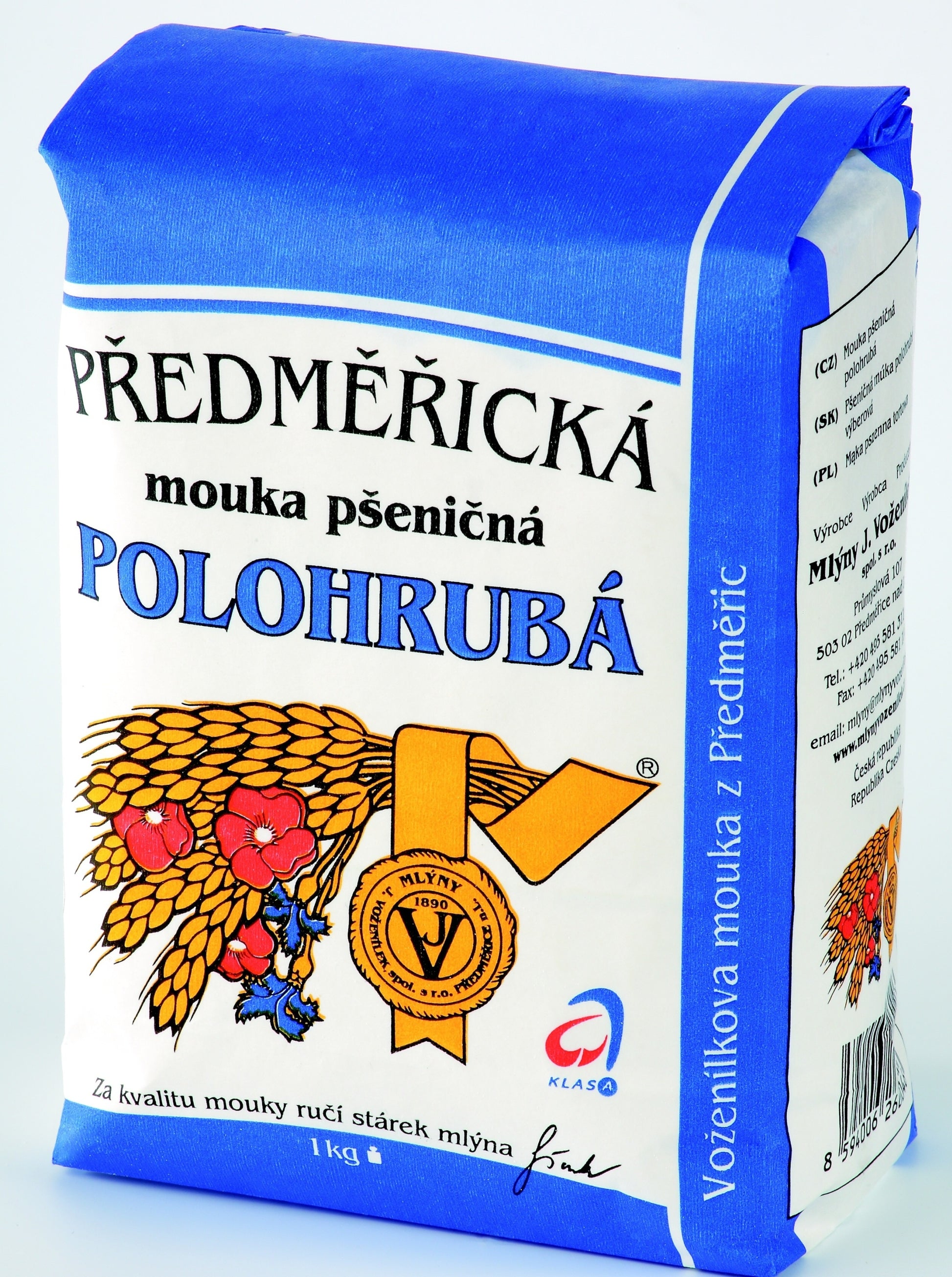 Předměřická Wheat Flour Semicoarse – 1kg product image