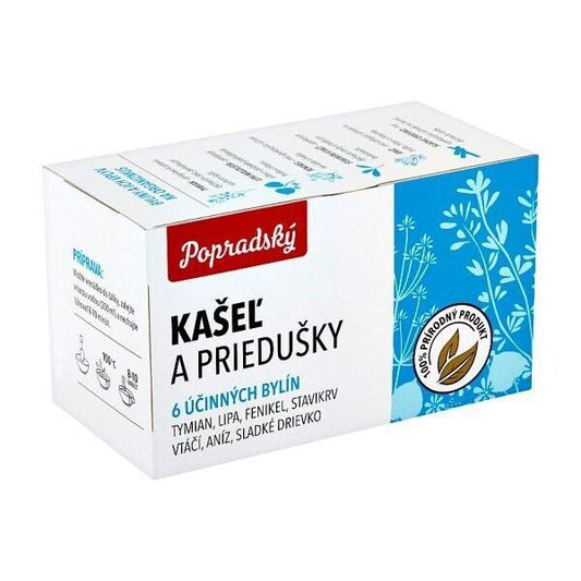 Popradský Cough and bronchitis herbal tea – 22.5g product image