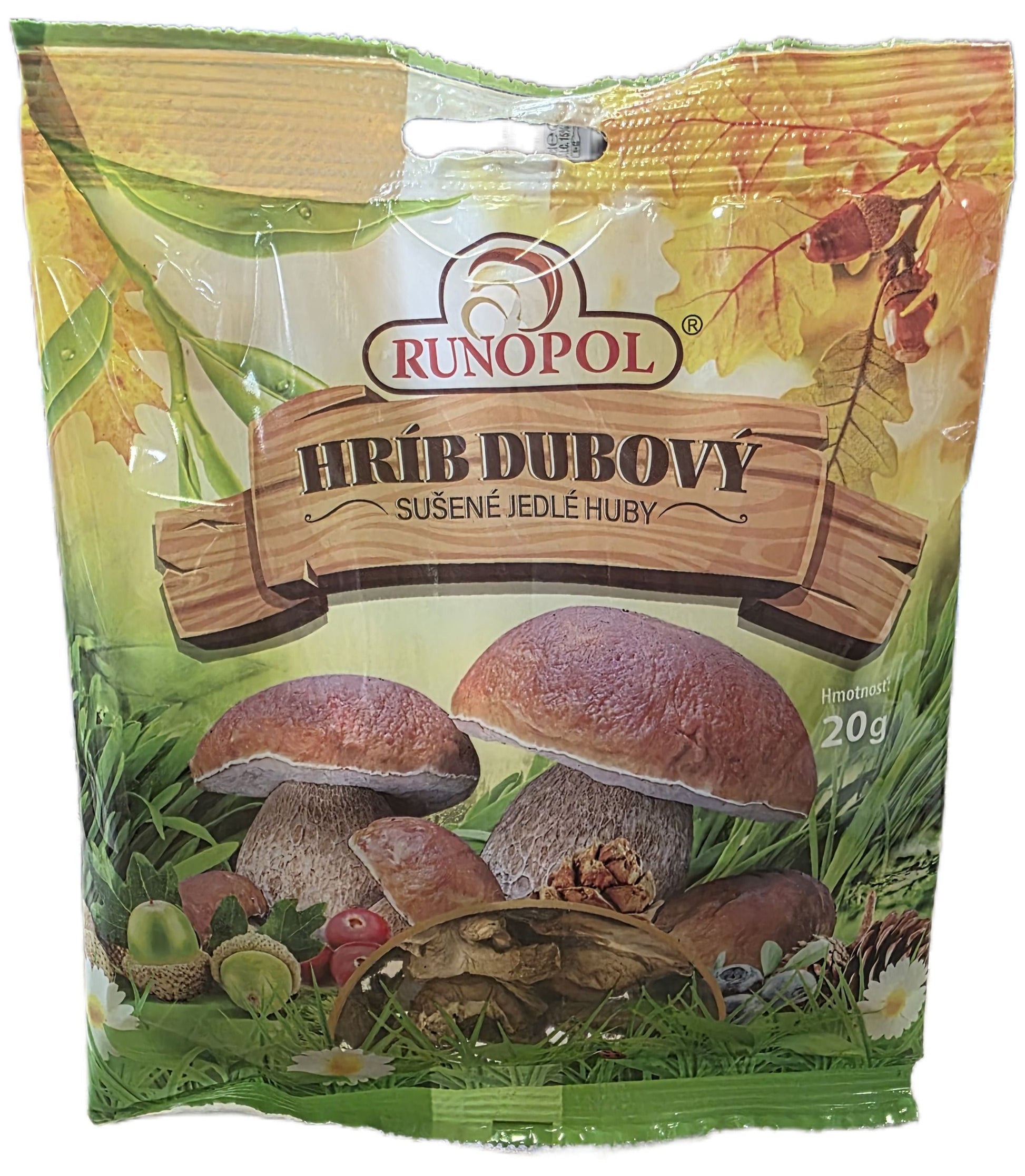 Mushrooms Dried Oaks Sliced ​​20g Bag product image