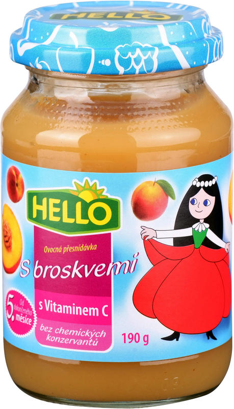 HELLO Smooth Peach Puree – 190g product image