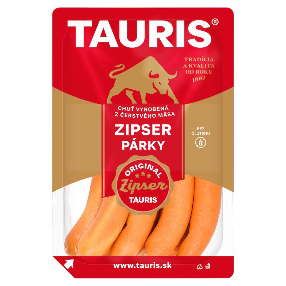 Tauris Zipser (Spiš) Párky – 500g product image