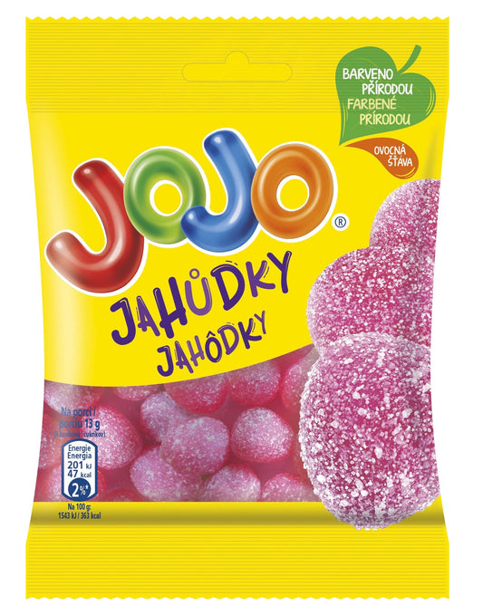 JOJO Fizzy Strawberry candies – 80g product image