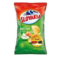 Slovakia Chips Cream and onion flavour – 130g product image