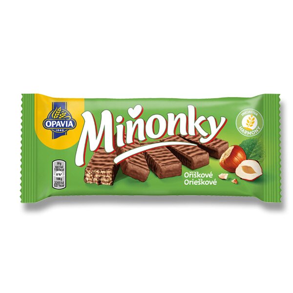 Miňonky Wafers with Hazelnut Filling – 50g product image