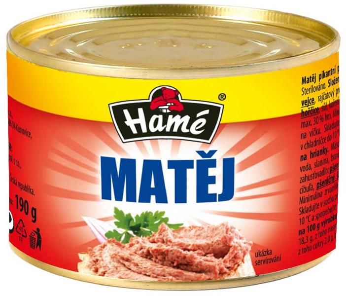 Hamé Matej Meat Spread – 160g product image