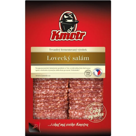 Kmotr Lovecký Sliced Salami – 75g product image