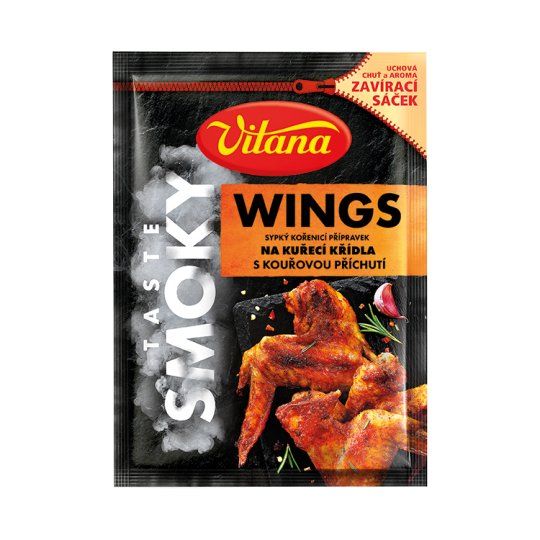 Vitana Wings seasoning for chicken wings with smoke flavor – 23g product image