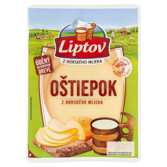 Liptov Ostiepok Smoked Sliced Cheese – 90g product image