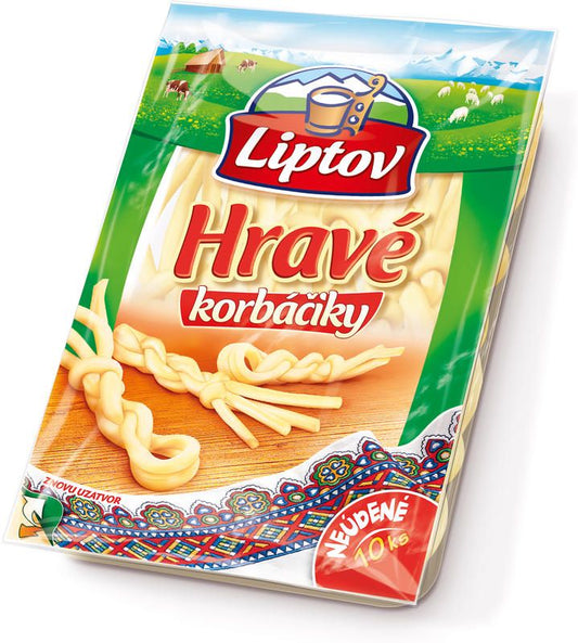 Liptov Hrave Korbáčiky Unsmoked Cheese – 80g product image