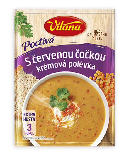 Vitana Creamy red lentil soup – 134g product image