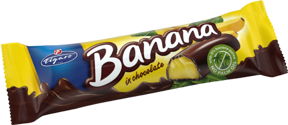 Figaro Banana in Chocolate Bar – 25g product image