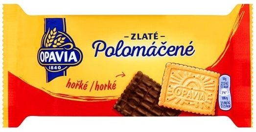 Opavia Half – coated Biscuits in Dark Chocolate – 100g product image