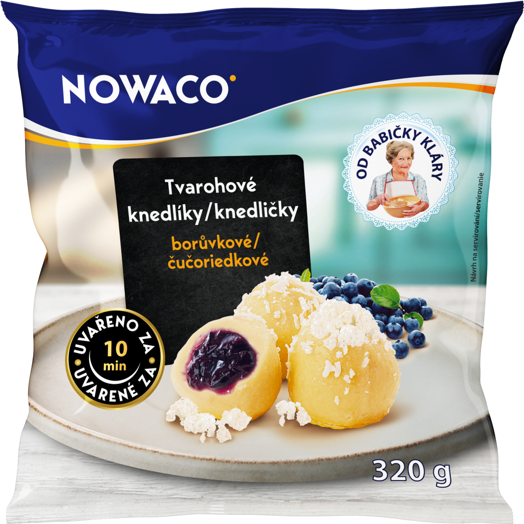Nowaco Curd Dumplings with Blueberries – 320g product image