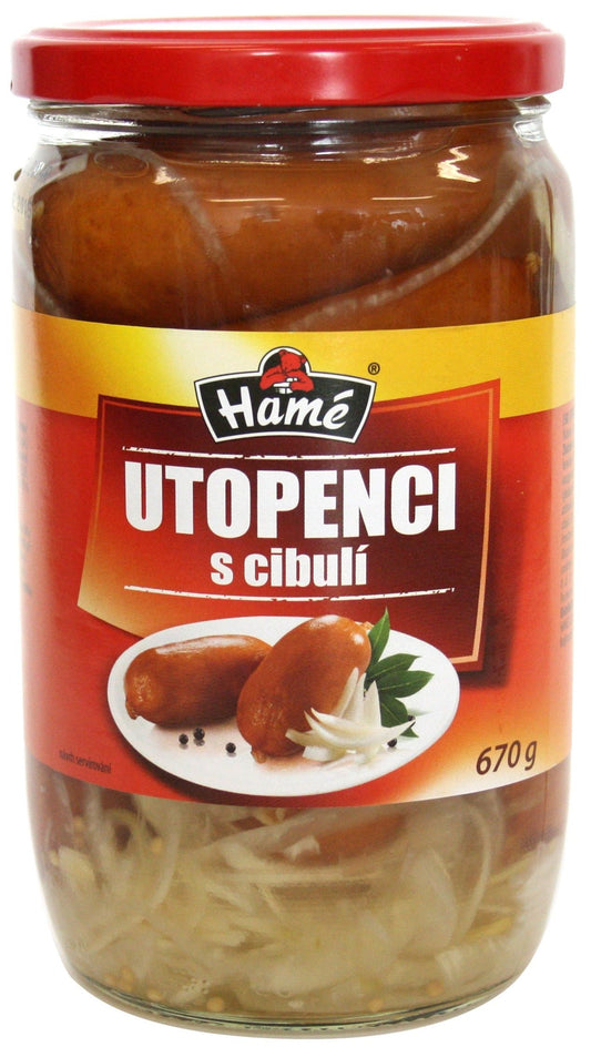 Pickled Sausages (Utopenci) Hame – 670g product image