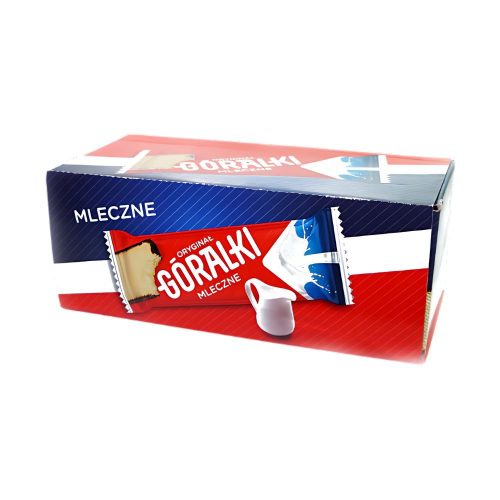 GORALKI WAFER WITH MILK FILLING 45G  full box