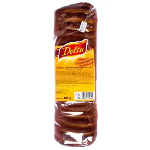 Delta Strudel with Poppy Seed Filling - 400g (10 days expiry)