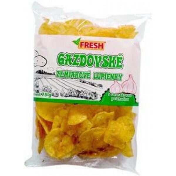 Gazdovske potatoes chips with salt