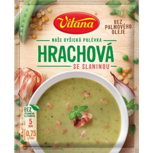 Gluten Free Pea soup with Bacon