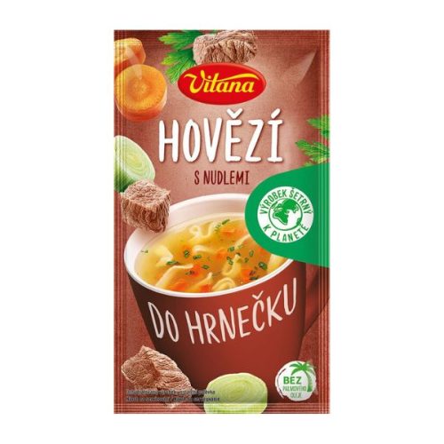 Instant Beef w Noodle Soup 20g - Vitana