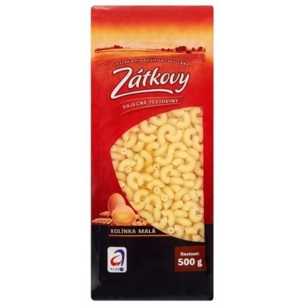 Kolínka Small Elbow Shaped Egg Pasta – 500g
