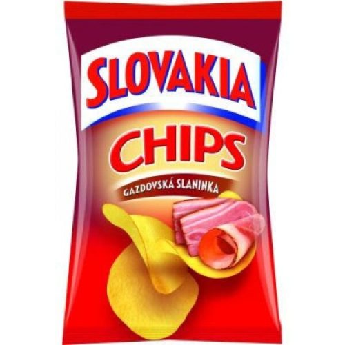Slovakia Chips Smoked Bacon Flavoured Crisps X 2 PECS