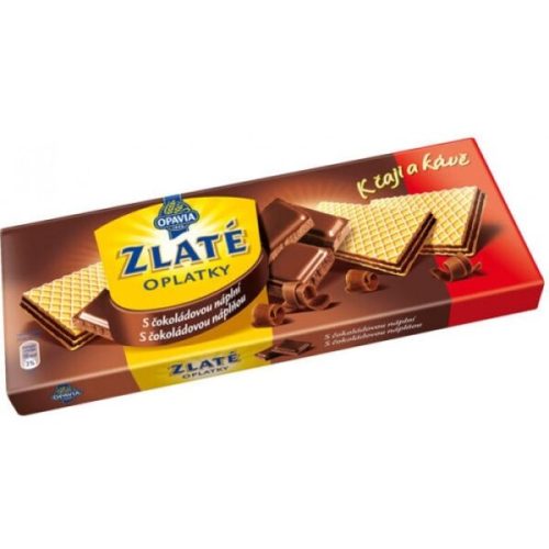 Zlaté Wafers with Chocolate Filling