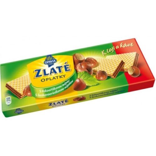 Zlaté Wafers with Hazelnut Filling