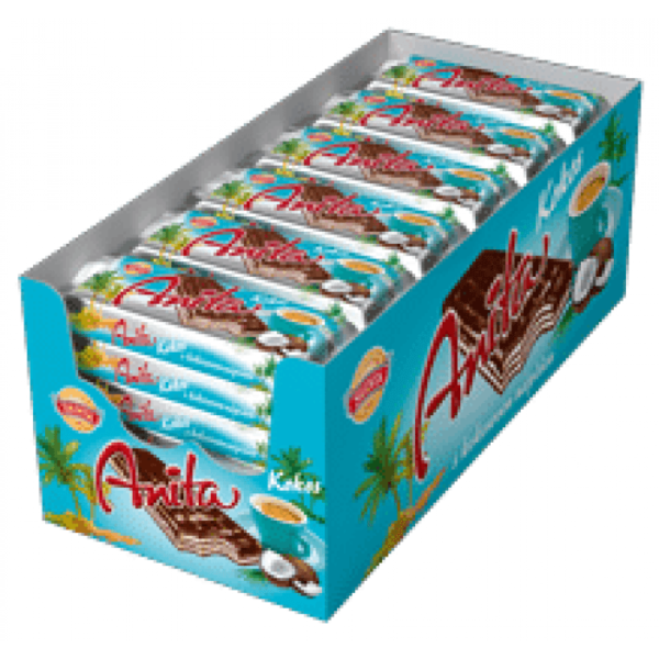 Anita Coconut Flavour Wafer 50g – (BOX – 36pcs)