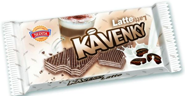 Kávenky Latte Biscuits with Coffee Cream Filling – 50g