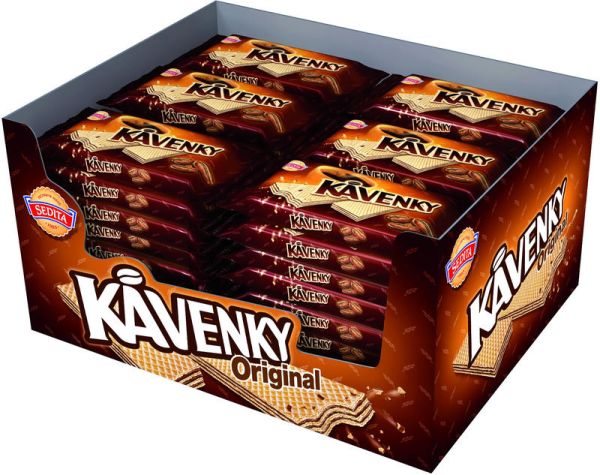 Kavenky – Wafers with Coffee Filling 50g (Box – 48pcs)